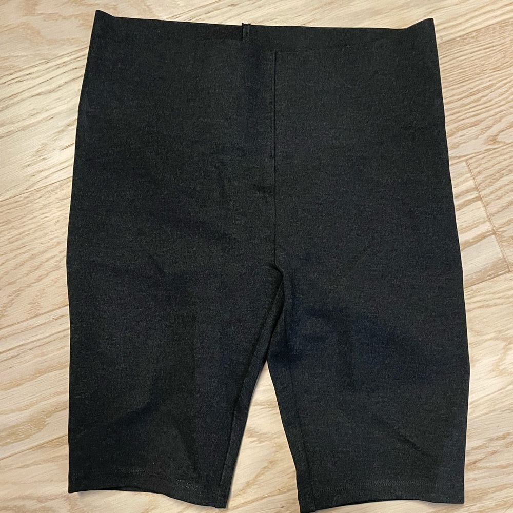 Loft charcoal sculpt bike shorts
